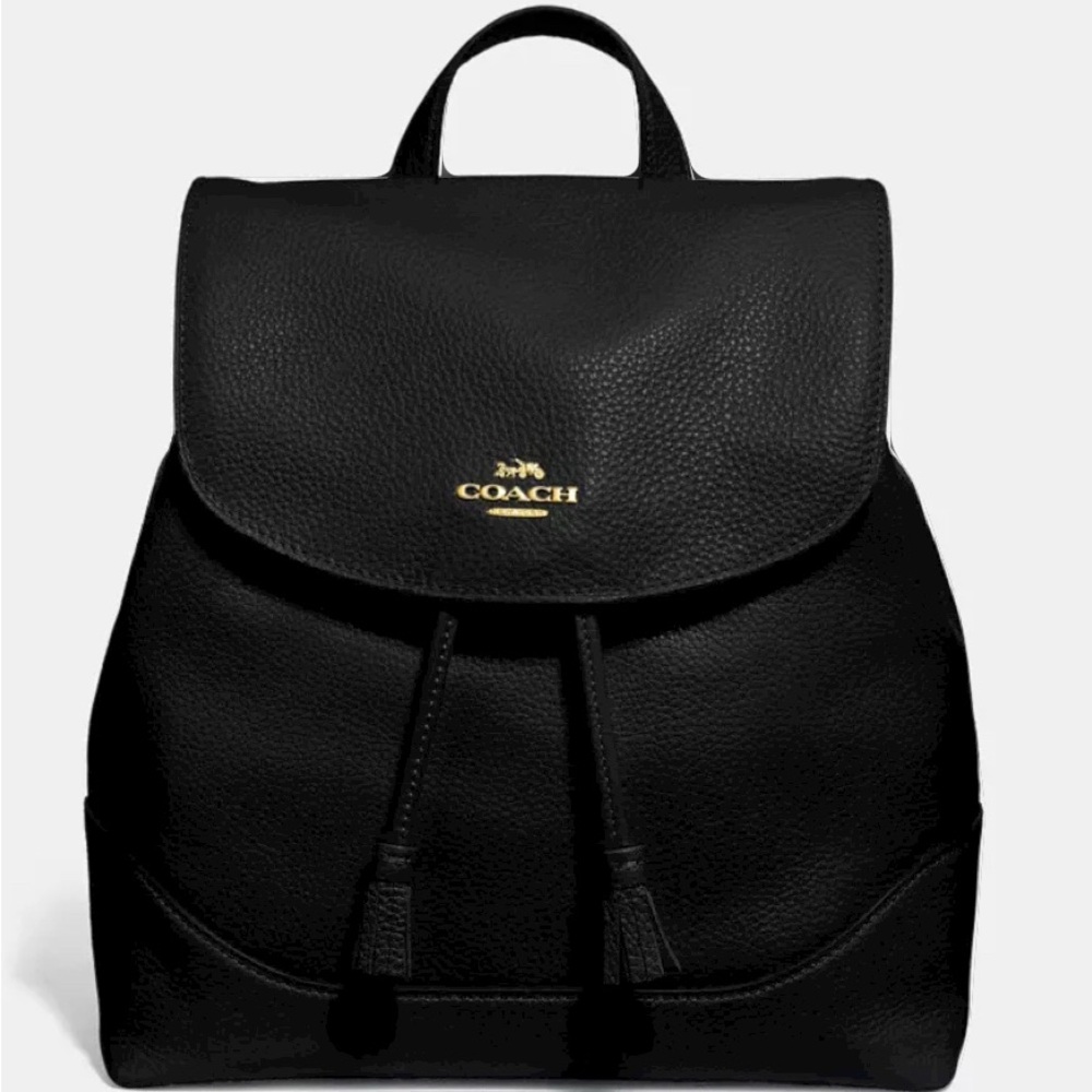 Coach Elle leather backpack purse